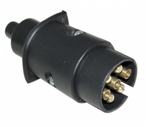 7 pin plastic plug, screw type (g2739)